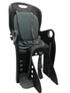 Крісло дитяче, пластик, на зад. багажник, "BQ-8A" з м'ягкою підкладкою, чорне фото westvelo.com