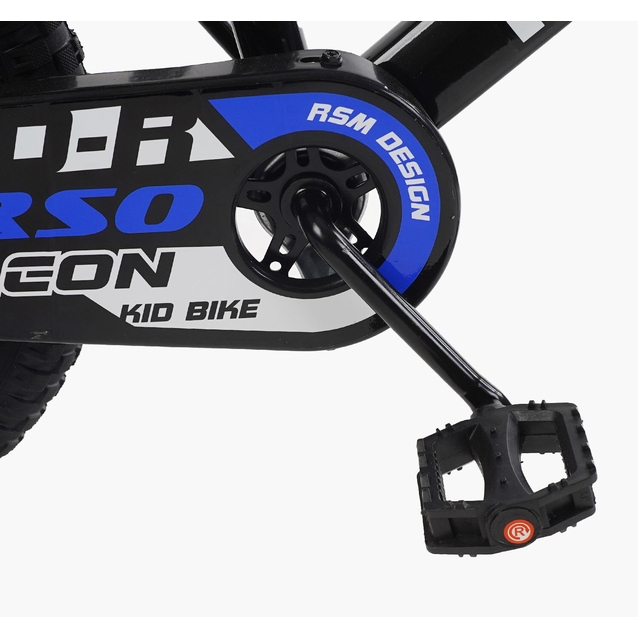 Дитячий велосипед 18 ST Corso «FALCON» FL-18020 дискові гальма, чорно-синій фото westvelo.com