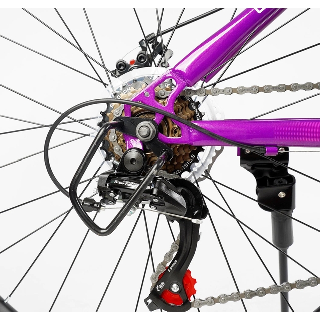 Велосипед 26 ST Corso «ENERGY» EN-26076 сталь 15", (к-т SHIMANO) фіолетовий фото westvelo.com