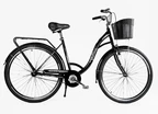 Міський велосипед 28 ST Corso «FORTUNA» FR-28175 сталь 20", чорний (+к/к/б) фото westvelo.com