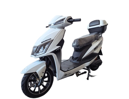 Електроскутер Corso «WARRIOR» WR-199741, двигун 2000W, акумулятор 72V 30Ah літій-залізо-фосфатний, білий, колеса 12/10"