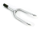 Вилка 16 сталева Ø25.4mm L-170mm р.з L-80mm сіра фото westvelo.com