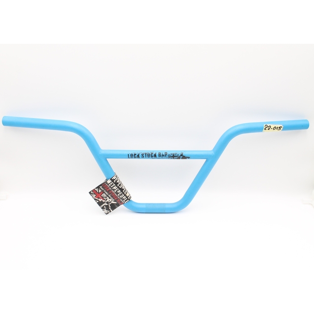 Руль BMX сталевий Lock  Stock Bar Ø22.2,L-670, синій. Н8 фото westvelo.com