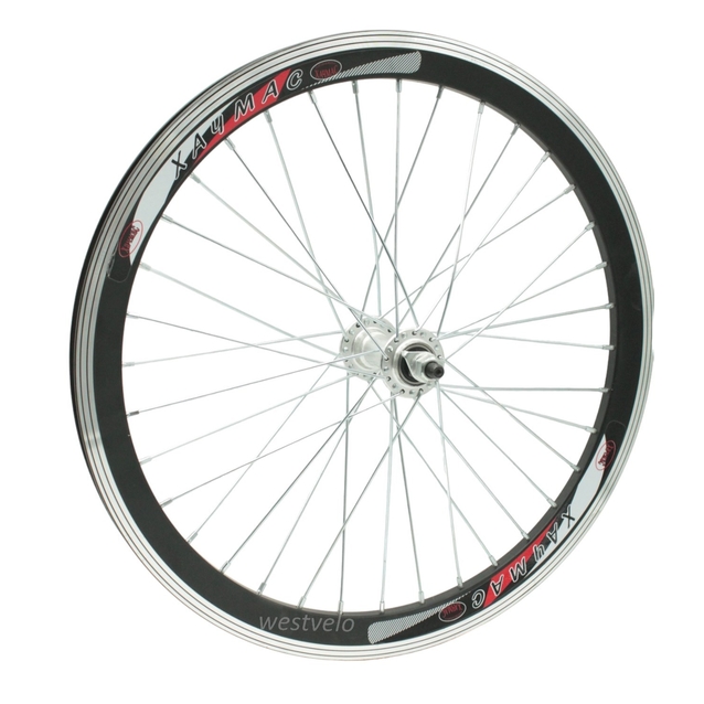Колесо 20 перед, обід 2-ний чорний, втулка AL на промах фото westvelo.com