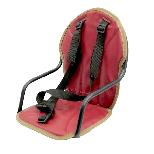 Крісло дитяче метал. на чоловічу раму, бордове фото westvelo.com