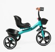 Дитячий велосипед 3-х колісний EVA (піна) Best Trike колеса 10-8, BS-36918/BS-36-918 блакитний, сталева рама, озвучування фото westvelo.com