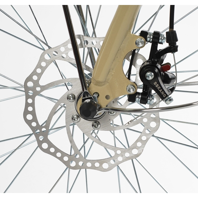 Міський велосипед 26 ST Corso «POLARIS» PS-72411 сталь 16,5", (к-т SHIMANO) бежевий (+к/к/б) фото westvelo.com