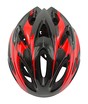 Вело шолом "TK Sport" 074 (56 см) з мигалкою, чорно-червоний фото westvelo.com