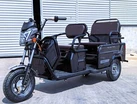 Трицикл Corso «SIG 12» S-730698, двигун 1500W, акумулятор 72V 30Ah літій-залізно-фосфатний, темно сірий, колеса 12" фото westvelo.com