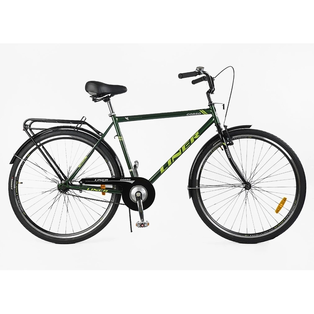 Міський велосипед 28 ST Corso «LINER» LN-28081 сталь 19", зелено-салатовий фото westvelo.com