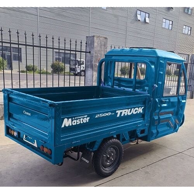 Гібридний вантажний електроавтомобіль CORSO «TRUCK MASTER» MS-60944 двигун 2500W,  акумулятор 72V 58Ah графеновий ,+2ящик.акум, +11 місць, колеса 12" фото westvelo.com