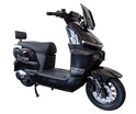 Електроскутер Corso «DEXTER» DX-700698, двигун 2000W, акумулятор  72V 35Ah графеновий, чорний, колеса 12" + 1 ящик. акум фото westvelo.com