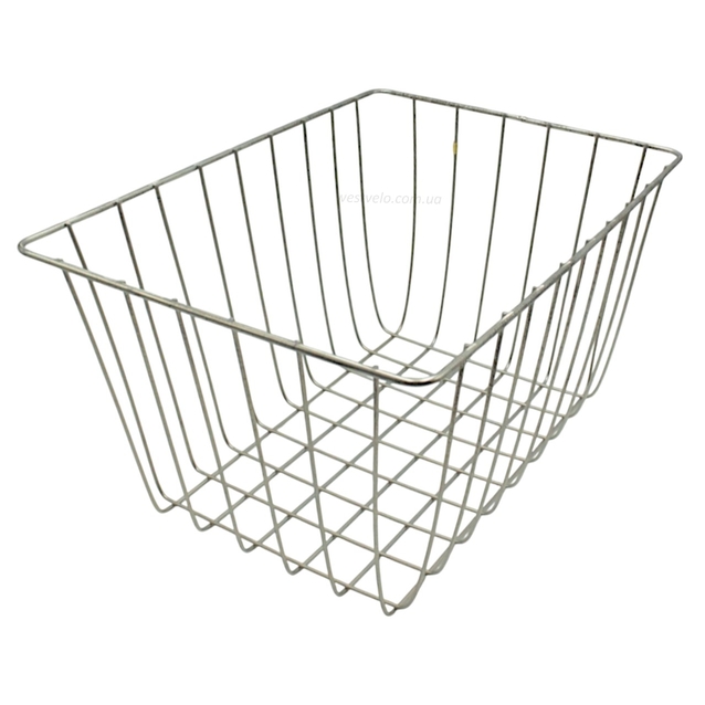 Кошик металевий на багажник Харків оцинкований (460х310х230) фото westvelo.com