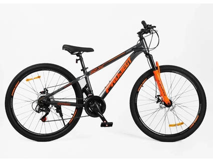 Велосипед 26 AL Corso «PROJECT»  RJ-26361 алюміній 13", (к-т SunRun) графітово-помаранчевий