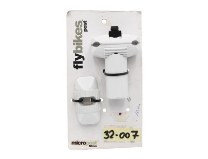 Труба сідла BMX Ø25.4 мм алюміній, L-50мм, Flybikes Micropost (кр-ння Pivotal) (Тайвань) біла