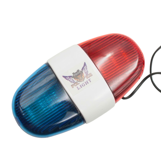 Сигнал на батарейках JING YI "POLICE" JY-155 з підсвіткою фото westvelo.com