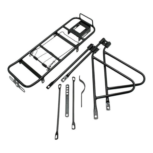 Багажник універсальний металевий чорний 24-29 під дискові гальма (без к-ту болтів) фото westvelo.com
