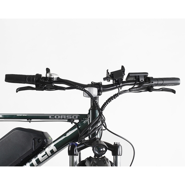 Електрофетбайк 26 AL Corso «HUNTER» HT-87390 алюміній 19", двигун 500W, акумулятор 48V15Ah літієвий, (к-т SHIMANO) зелений фото westvelo.com