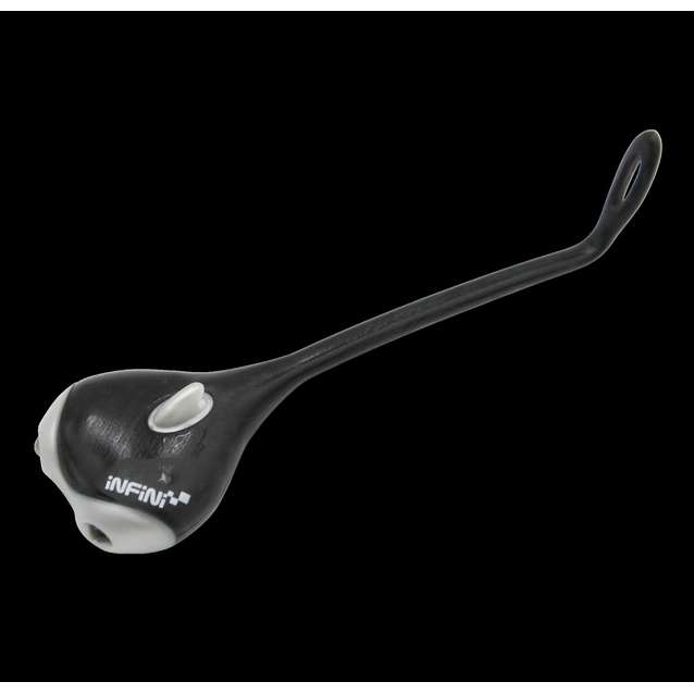 Мигалка на батарейках перед. INFINI I-201W "Amuse" 2 діоди, 2 режима, чорний фото westvelo.com