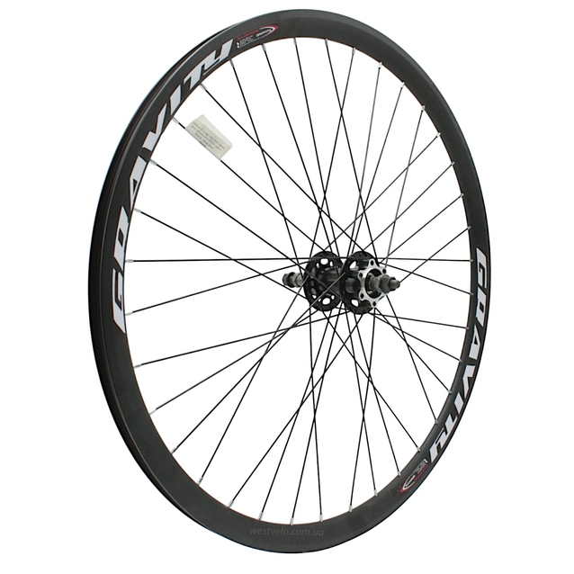 Колесо 27,5 зад, обід 2-ний чорний диск, втулка ST. SHUNFENG, диск 6 болтів, чорна спиця фото westvelo.com