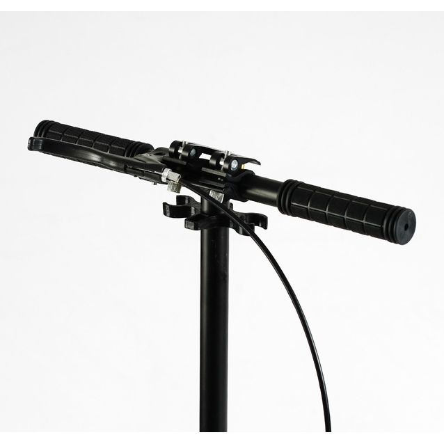 Самокат дитячий 2-х колісний, PU Skyper «UNIC» UN-36502 салатовий, колеса Ø200mm, ручне дискове гальмо, 1 амортизатор передній фото westvelo.com