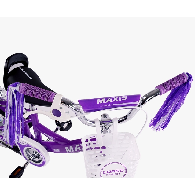 Дитячий велосипед 12 ST Corso «MAXIS» CL-12170 фіолетовий фото westvelo.com