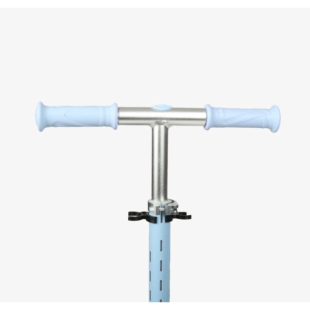 Самокат дитячий 2-х колісний, PU Skyper GR-84622 L блакитний , Ø120mm, ST, кермо складне зі світлом фото westvelo.com