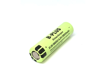 Акумулятор KLW18650 3.7V 2800mAh Li-ion B-PLUS із захистом від перезарядки