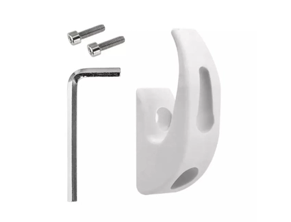 Гачок-вішалка на рульову стійку, білий - для електросамоката (Xiaomi M365/PRO)