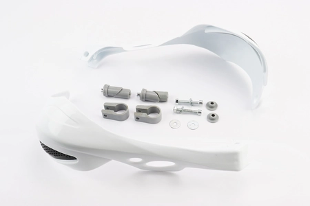 Захист рук на кермо мото, білий (тип1)