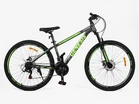 Велосипед 27.5 ST Corso «GENESIS»  GS-27625 сталь 15", (к-т SunRun) графітово-салатовий фото westvelo.com