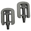 Педалі пластик-гума №003, чорно-сірий фото westvelo.com