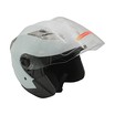 Мото шолом, відкритий (S) (55-56см) BLD-708 білий глянець з відкидними окулярами фото westvelo.com