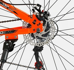 Велосипед 26 ST Corso «GLOBAL» GL-26128 сталь 13", (к-т Saiguan) помаранчевий