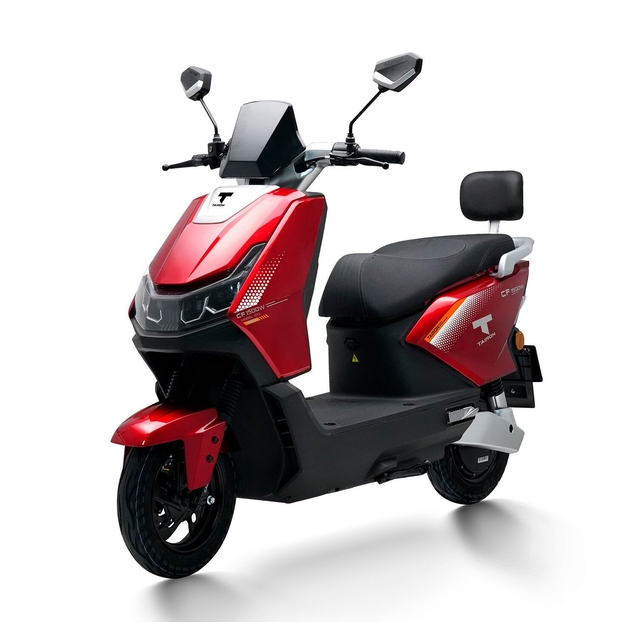 Електроскутер Tairon «CJ» 209963, двигун 1500W, акумулятор 72V 35Ah графеновий, червоний, колеса 10" фото westvelo.com