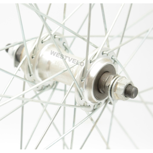 Колесо 26 перед, обід 2-ний чорний, втулка AL на віночках, диск різьба фото westvelo.com