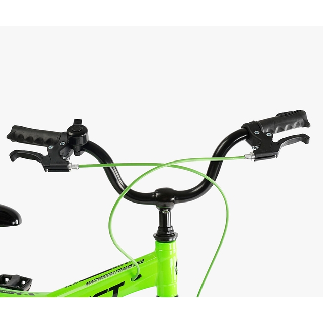 Дитячий велосипед 18 MG Corso «CONNECT» MG-18105, магнієва рама, салатовий фото westvelo.com