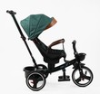 Дитячий велосипед 3-кол з батьківською ручкою, з даш, PU BestTrike «OSCAR» 6390/14-154 бірюзовий, поворотне сидіння, складне кермо, кошик, телескопічна ручка фото westvelo.com