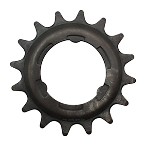 Зірка задня 16 зубів чорна для черв'ячної втулки Falcon