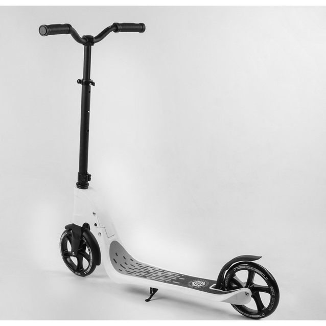 Самокат дитячий 2-х колісний, PU Best Scooter BS 52753 білий, Ø200mm, AL+ST фото westvelo.com