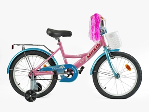 Дитячий велосипед 18 Corso «MAXIS» CL-18758 рожево-блакитний