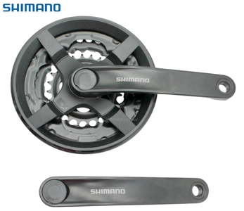 Система шатунів мтв мала SHIMANO FC-TY301 AL.(24/34/42Т) L-170мм.