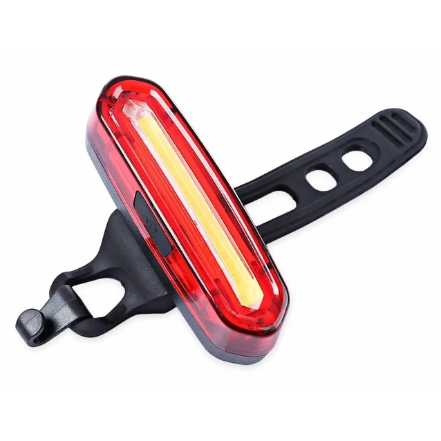 Мигалка зад №096 AQY-096 червоно-біла, з акумулятором, на usb зарядку фото westvelo.com