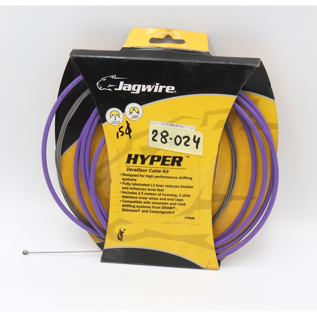 Комплект, перемикання Ø4mm JAGWIRE Hyper UCK218 Purple (фіолетовий) (Тайвань) фото westvelo.com