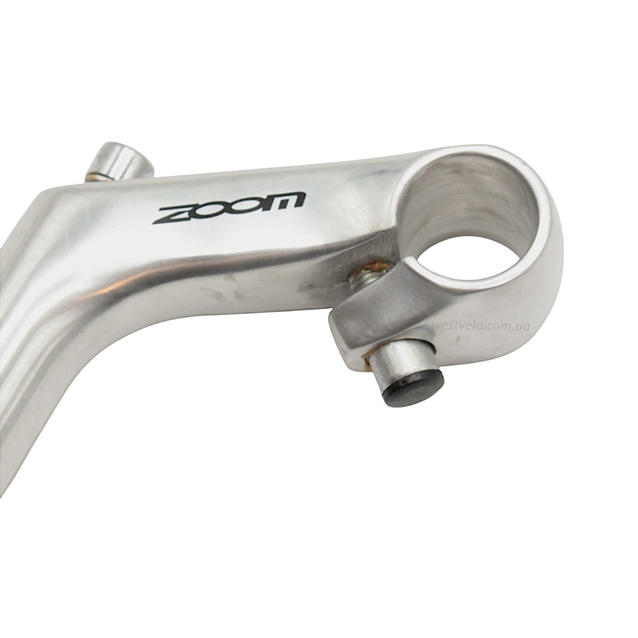 Винос руля мтв алюміній литий Ø22.2мм. L-180мм. L-80мм. Ø25.4мм. нікель ZOOM (C80-5) фото westvelo.com