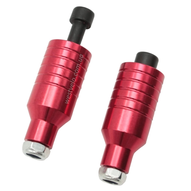 Пеги для трюкового самоката AL. анодоване фарбування, червоні,L-5.5 см(4088) фото westvelo.com