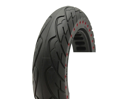 Покришка 10-2.125 А NEDONG (Ø141 - 37мм) безкамерка для електросамоката, червоні крапки