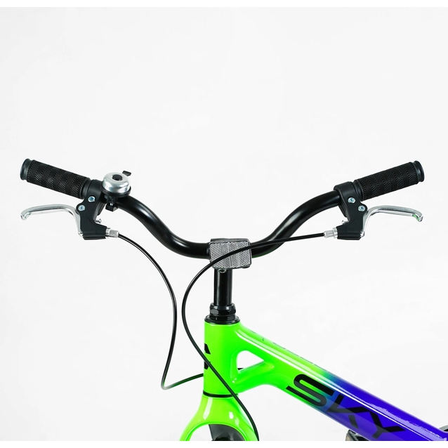 Дитячий велосипед 16 MG Corso «SKY» SK-16365, магнієва рама, синьо-салатовий фото westvelo.com