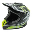Шолом, закритий крос/ендуро (XL) АТV Forsage Rider  029 чорно-жовтий глянець з дашком + окуляри фото westvelo.com
