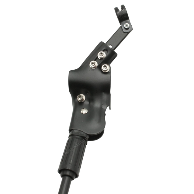 Підніжка регульована 26-29 на зад, під 3 болти, алюміній чорна фото westvelo.com